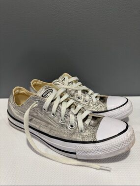 Metallic Converse All Star Chuck Taylor Oxford Shoe Women’s 7.5/Men’s 5.5